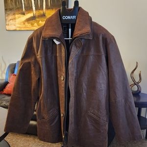 Mens Leather Jacket.
